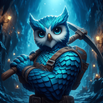 Un jeune Houx avec une pioche